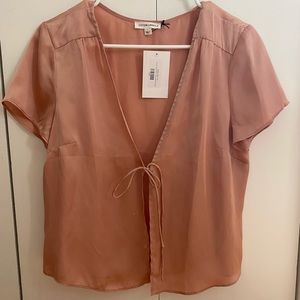 Cute silk top